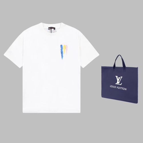 Louis Vuitton Show Limited Graffiti Print Short -sleeved T -shirt