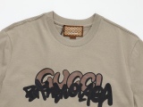 Balenciaga X GUCCI co -branded graffiti letter limited short -sleeved T -shirt