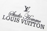 Louis Vuitton 2023SS classic letter logo sketch printing T -shirt