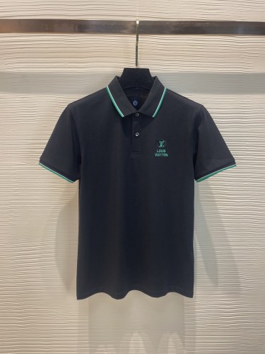 Louis Vuitton 2023 spring and summer chest logo logo embroidery letter lapel Polo shirt