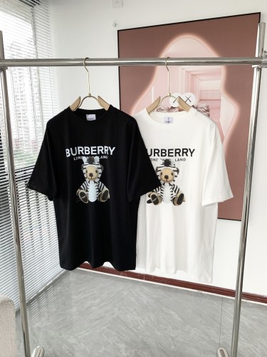 Burberry 2023 spring and summer couple short -sleeved T -shirt