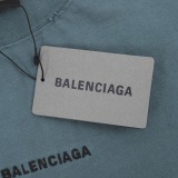 Balenciaga before and after letters embroidered short -sleeved T -shirt
