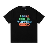 Louis Vuitton latest and most colorful foam print label short sleeves