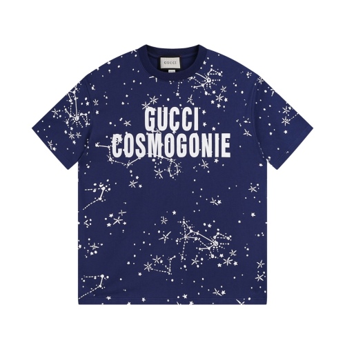 GUCCI Star Cong Chuangxing Gucci  Star  Starry Cong Printing Shoulder Edition Couple Model