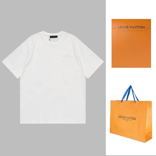 Louis Vuitton Monograph3D stereo letter LOGO short -sleeved T -shirt