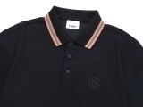 Burberry iconic striped strip tip beaded POLO shirt