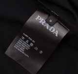 Prada series stereo 3D digital nine -palace print logo classic basic short sleeve
