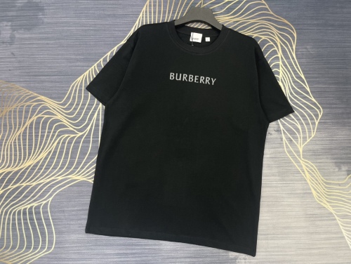 Burberry 2023 Summer Customization before and after digital jet letter logo couple short -sleeved T -shirt