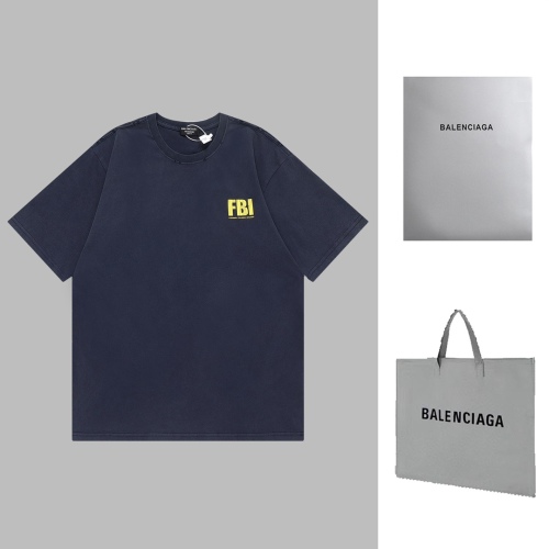 Balenciaga FBI Destroy the cracks of turtle printed short sleeves