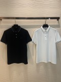 DIOR 2023 Exquisite LOGO letter Lord OEM labeling beaded cotton POLO shirt