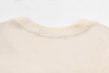 Gucci multi -logo front chest shirt printed T -shirt 280 grams of 40 double gauze pure cotton