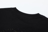Balenciaga Starry Sky Polidation Lock Pattern Printing Short -sleeved T -shirt