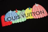 Louis Vuitton stereo pumpkin short -sleeved casual couple