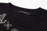 Louis Vuitton 23SS Old Flower Round Neck Short Sleeve T -shirt