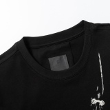 Givenchy Broken letters Destroy the dislocation of the letters, ring iron ring short sleeves