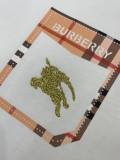 Burberry 2023 Summer Customized Digital Jet Printing Horse Logo Logo couple short -sleeved T -shirt
