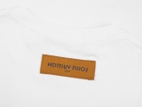 Louis vuitton 2023 spring and summer logo letter logo printed half -sleeved T -shirt couple model