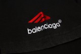 Balenciaga M standard logo embroidery to make old short -sleeved couple models