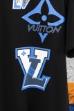 Louis Vuitton 23ss pattern printing short -sleeved T -shirt