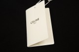 Celine 23SS latest logo letter foam short -sleeved printed foam loose casual couple model