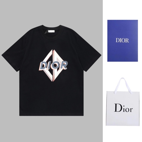 Dior 2023SS Summer LOGO printing casual loose short -sleeved T -shirt