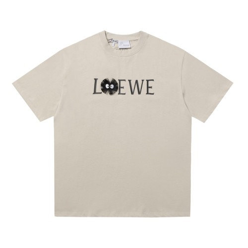 Loewe X My Neighbor Totoro Co -branded Coal Ball Elf Short Sleeve T -shirt