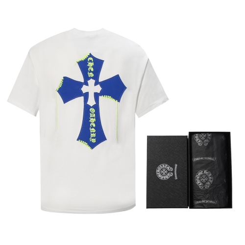 Chrome Hearts Heavy Industry Sticker Embroidered Cross Short Sleeve T 桖