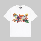 Louis Vuitton Show Limited Pattern Printing Short -sleeved T -shirt