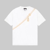 Louis Vuitton Show Fair Limited Plipped Shoulder Bag Pattern Printing Short -sleeved T -shirt