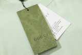 Gucci 2023 Summer Card Cat Logo Print T -shirt couple model