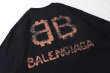 Balenciaga 23SS Double B Making old graffiti short sleeves