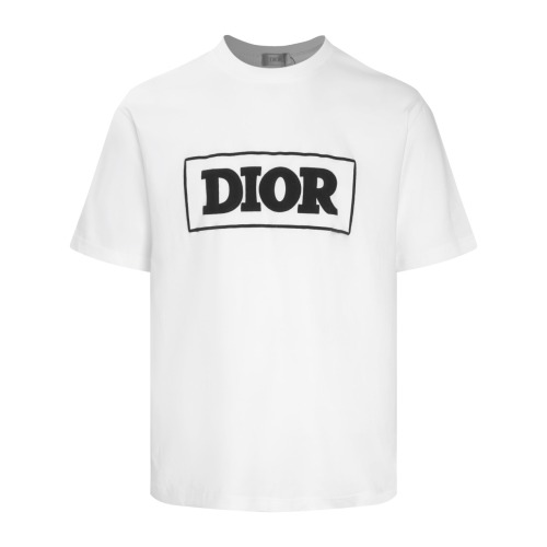 Dior 23ss logo foam letter print short sleeves