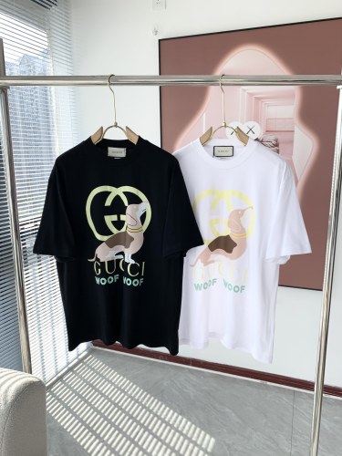 Gucci 2023 spring and summer couple short -sleeved T -shirt