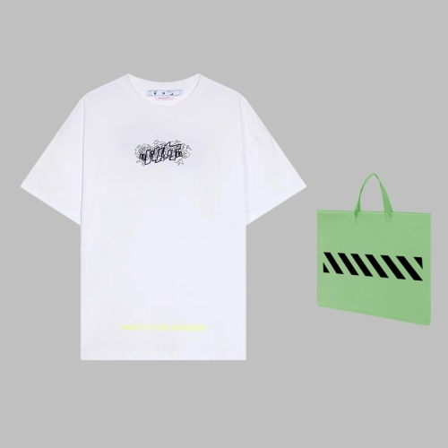 OFF-WHITE 2023 spring and summer embroidered flower printing letters