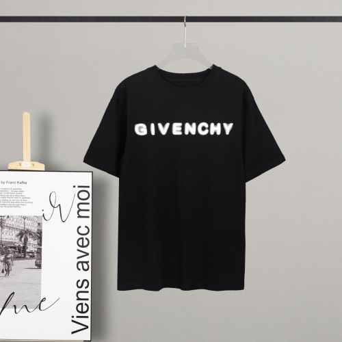 Givenchy 2023GVC printing big logo round necklads short -sleeved T -shirt