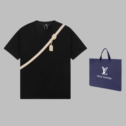Louis Vuitton Show Fair Limited Plipped Shoulder Bag Pattern Printing Short -sleeved T -shirt