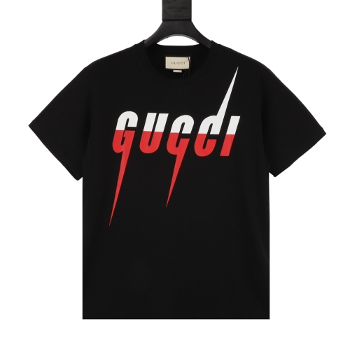 Gucci Lightning LOGO Short Sleeve T -shirt