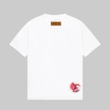 Louis Vuitton Show Limited Before and after Printing Short -sleeved T -shirt