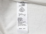 Dior CD letter Dark -patterned littering towel LOGO logo short -sleeved T -shirt
