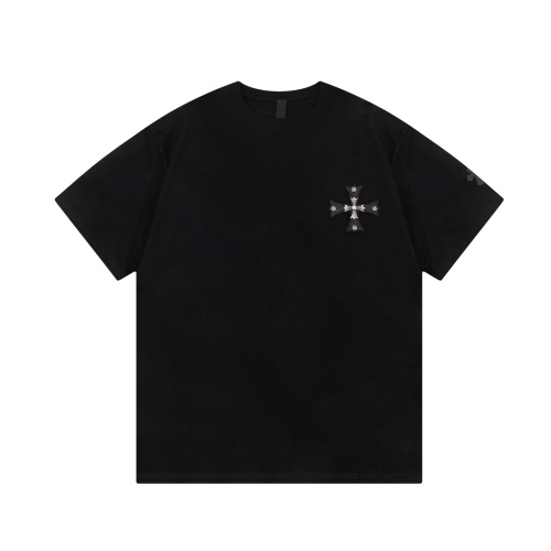 Chrome Hearts Cross Skills Classic Patch Skin Heavy Industry Jewelry Round Neck Short Sleeve