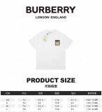 Burberry 23ss checkered letters pocket short sleeves