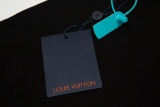 Louis Vuitton 23SS logo logo foam letter short -sleeved couple model