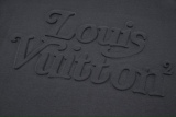 Louis vuitton letters pressing flowers short sleeves