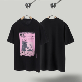Travis Scott Cactus Jack x Fragment Design joint model Lightning Fujiwara Pigram Package Short -sleeved T -shirt
