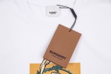 Burberry 2023SS TB letter Angel Printing round neck short -sleeved couple
