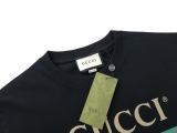 Gucci retro wear Gucci spring and summer classic retro logo as old wear printing couple model