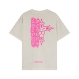 Chrome Hearts 2023 Spring / Summer Cross White Ink Fubborn Wash Short -sleeved T -shirt