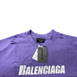 Balenciaga Destroy LOGO tear short sleeves