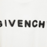 Givenchy 2023GVC printing big logo round necklads short -sleeved T -shirt