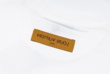 Louis Vuitton latest most foam print label short sleeves